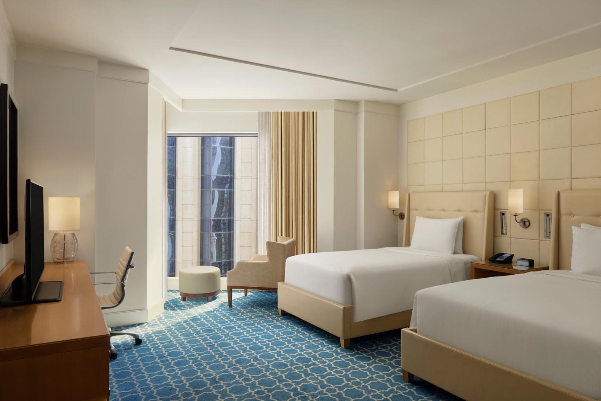 Hilton Hotel & Convention Jabal Omar Makkah Mecca Ngoại thất bức ảnh A guest room at the hotel